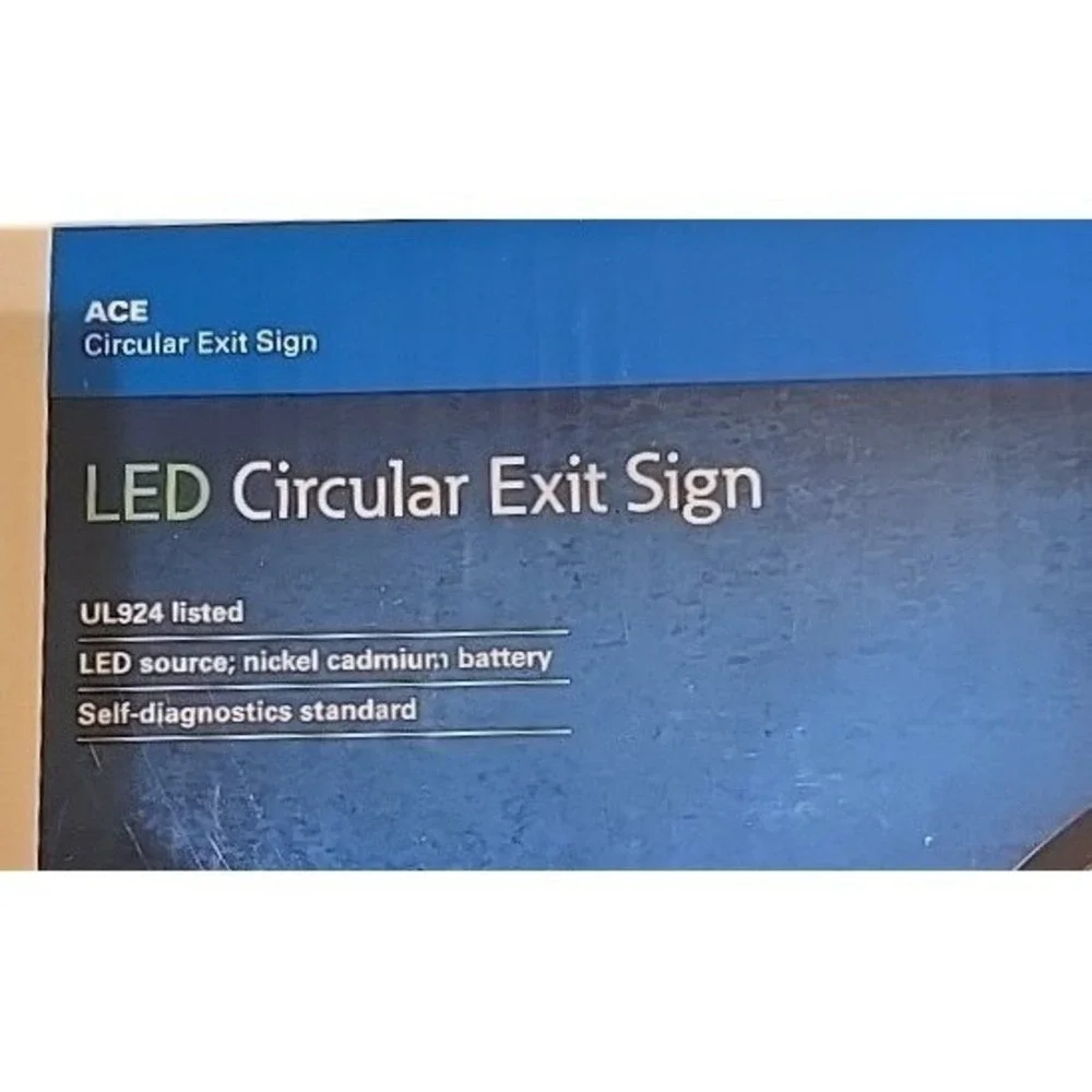 Eaton‎ Sure Lites Architectural Round / Circular Exit Sign - Uniqe ACE7RSD